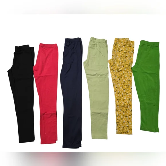 Bundle Lot Girls Legging Panys Sizes 6x/7/8 - Picture 1 of 3